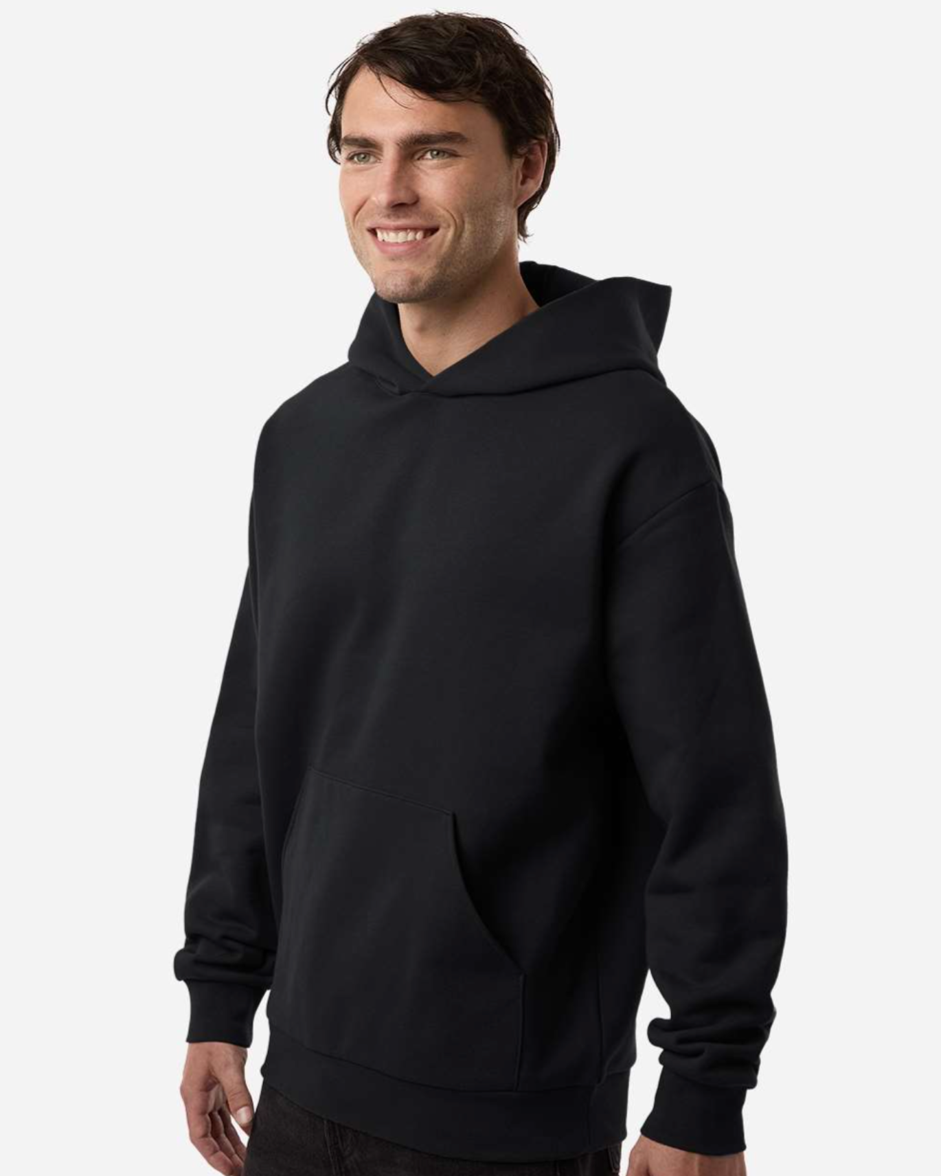 SAMPLE - ONE OR DOUBLE SIDED PRINT (Unisex BOXY DROP SHOULDER Heavyweight Hooded Sweatshirt )